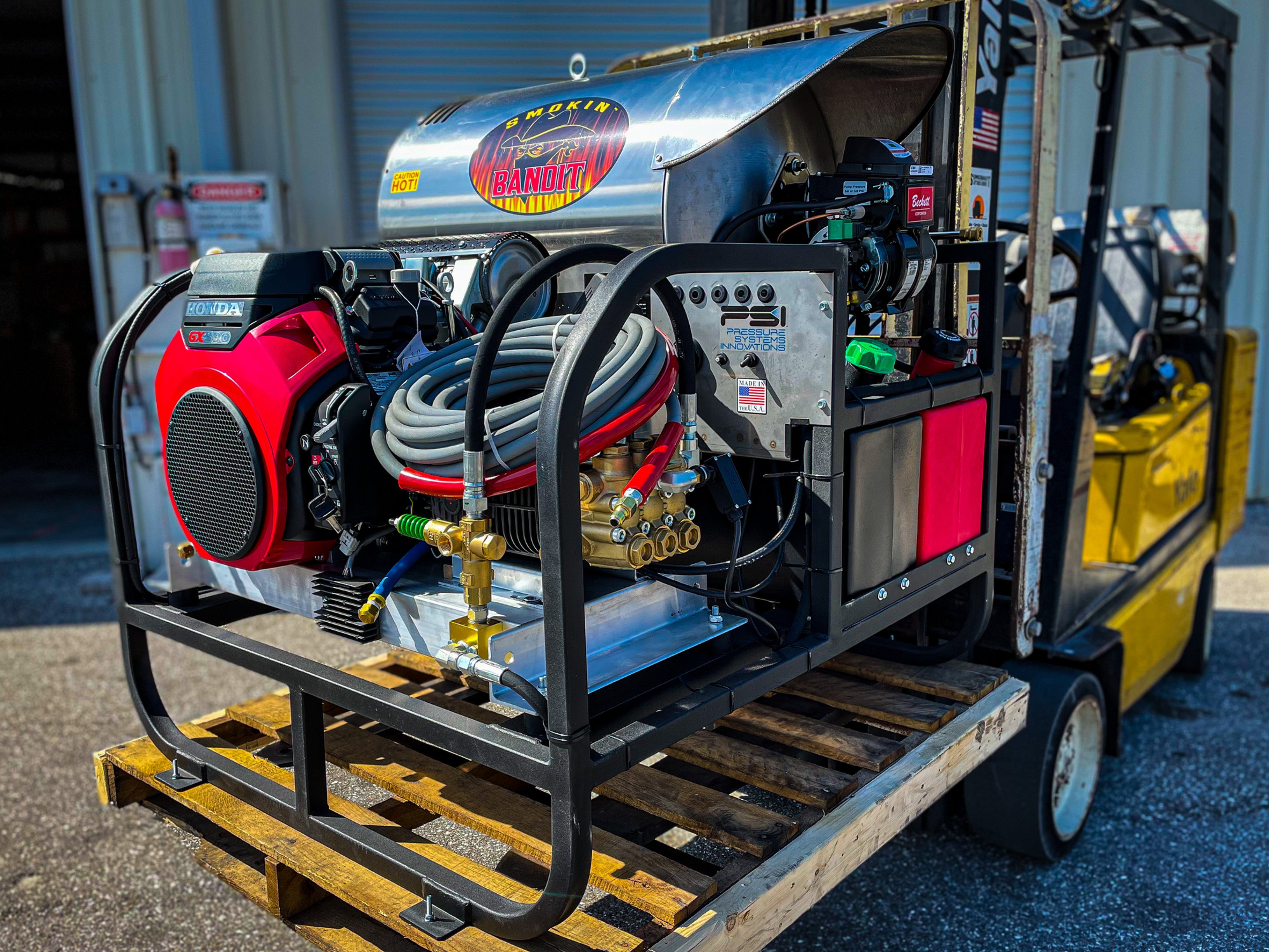 B-SH8035HC Bandit Smokin Hot 8GPM at 3500PSI Hot Water Skid