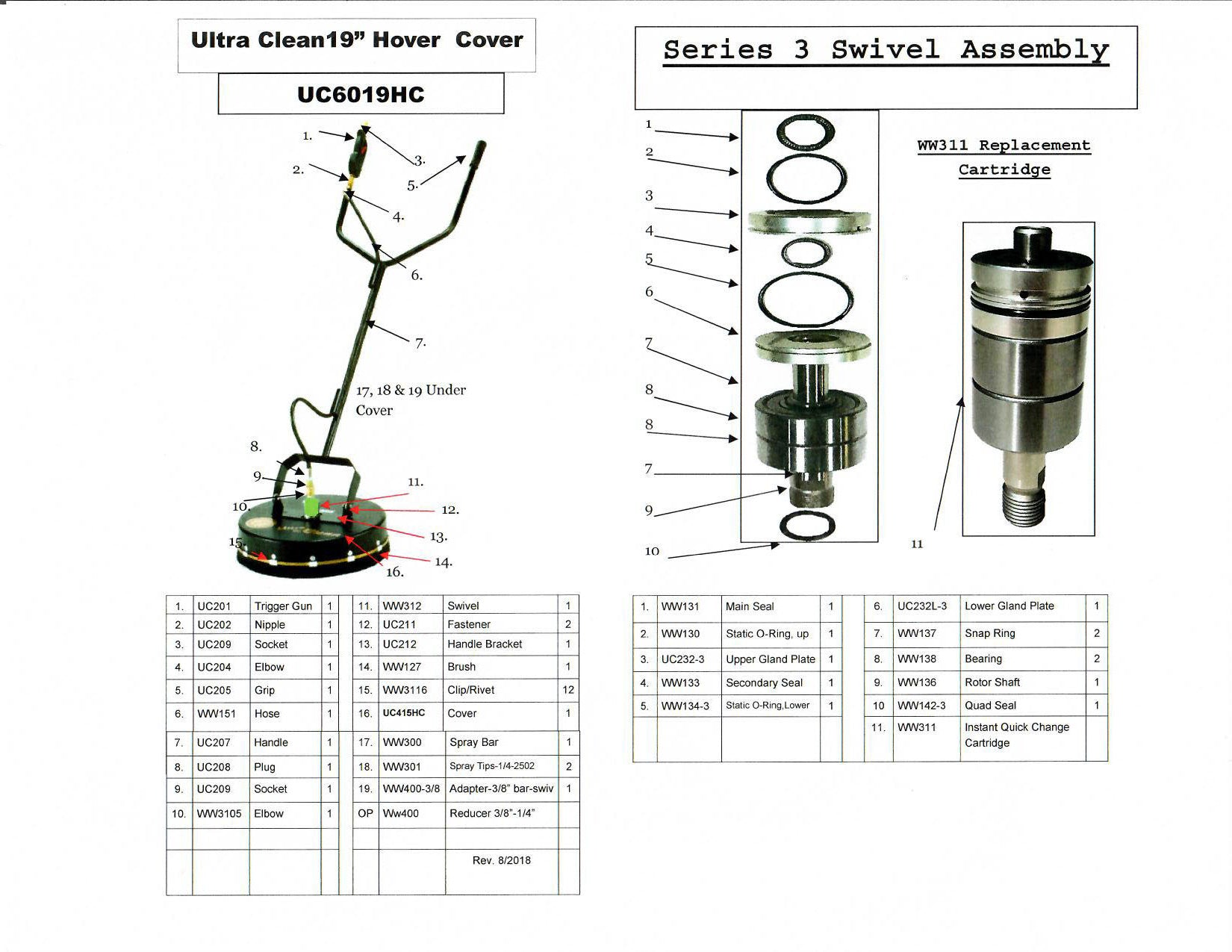 Whisper Wash Ultra Clean 19" WW-UC6019HC