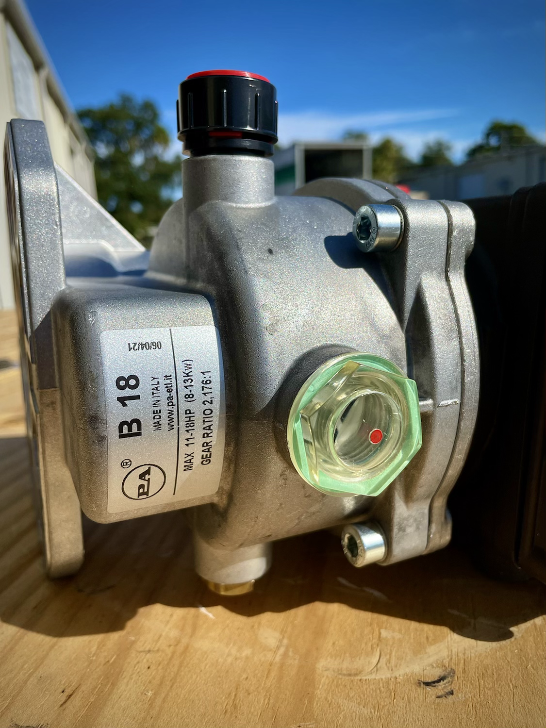11GPM AR Pump Gear Box Assembly
