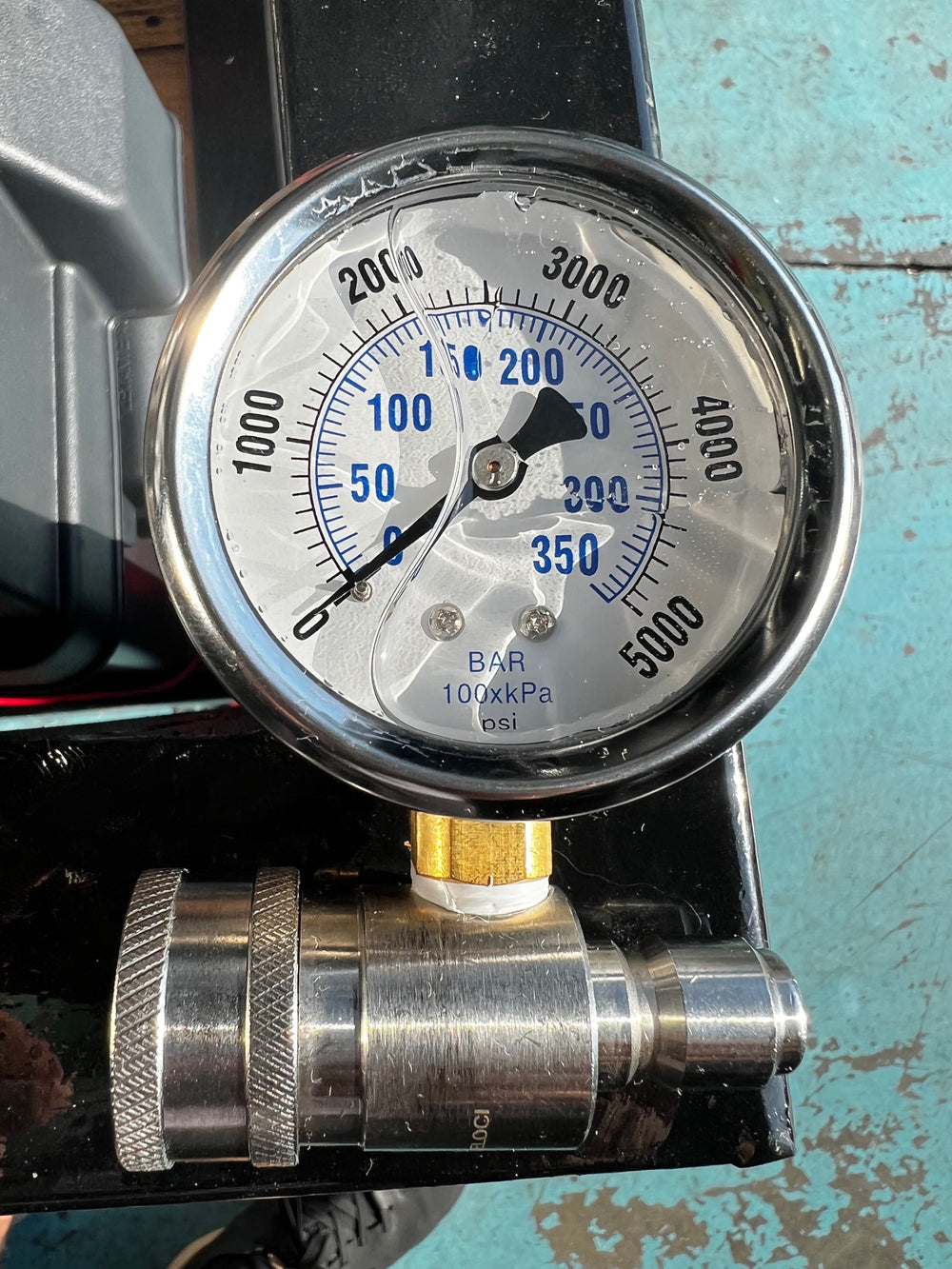 Pressure Gauge 3/8 M/F Quick Connect