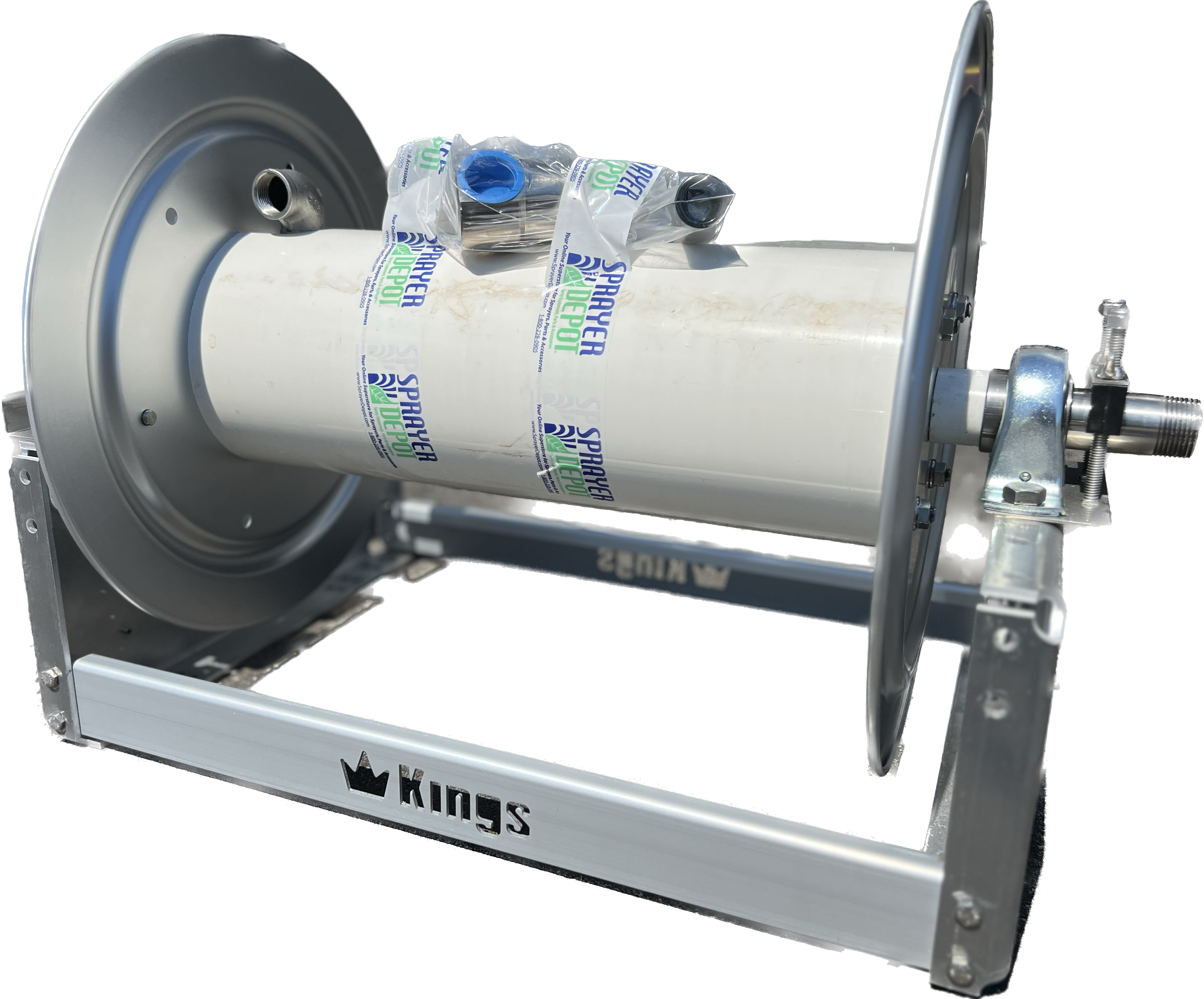 Kings 18" Manual Reel with 1" Stainless Steel Manifold