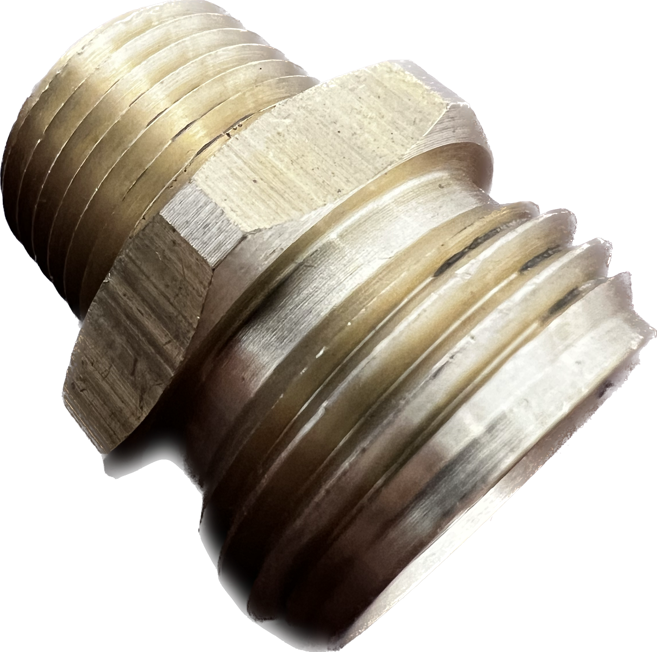 3/4” MGH x 1/2” MPT Brass