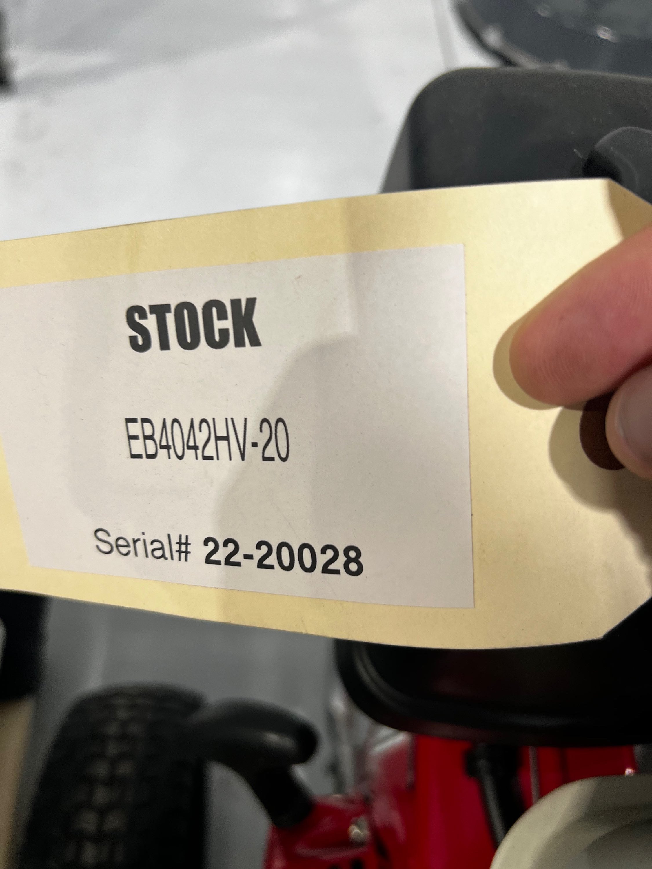 Pressure Pro Cart EB4042HV-20 4 gpm at 4200 psi Belt Drive Honda GX390