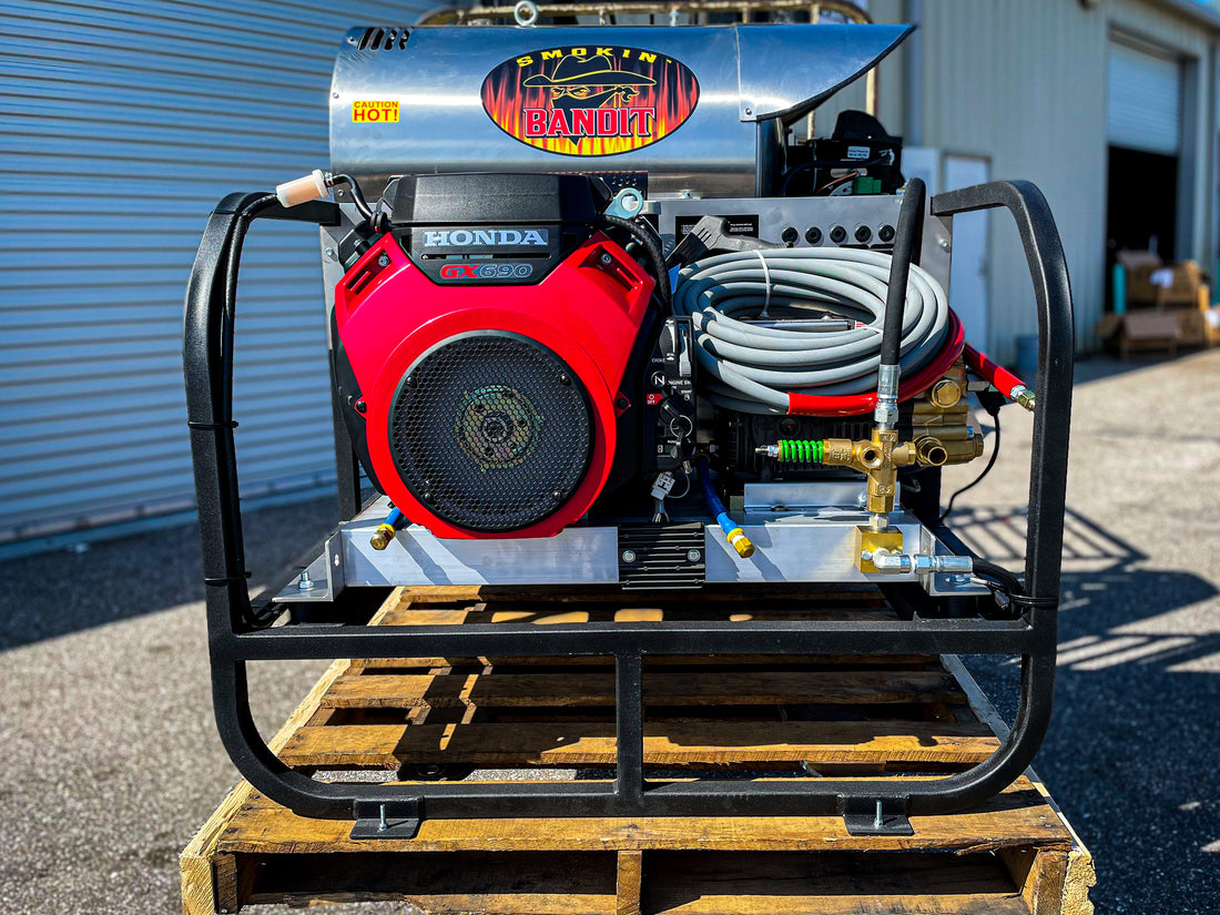 B-SH8035HC Bandit Smokin Hot 8GPM at 3500PSI Hot Water Skid