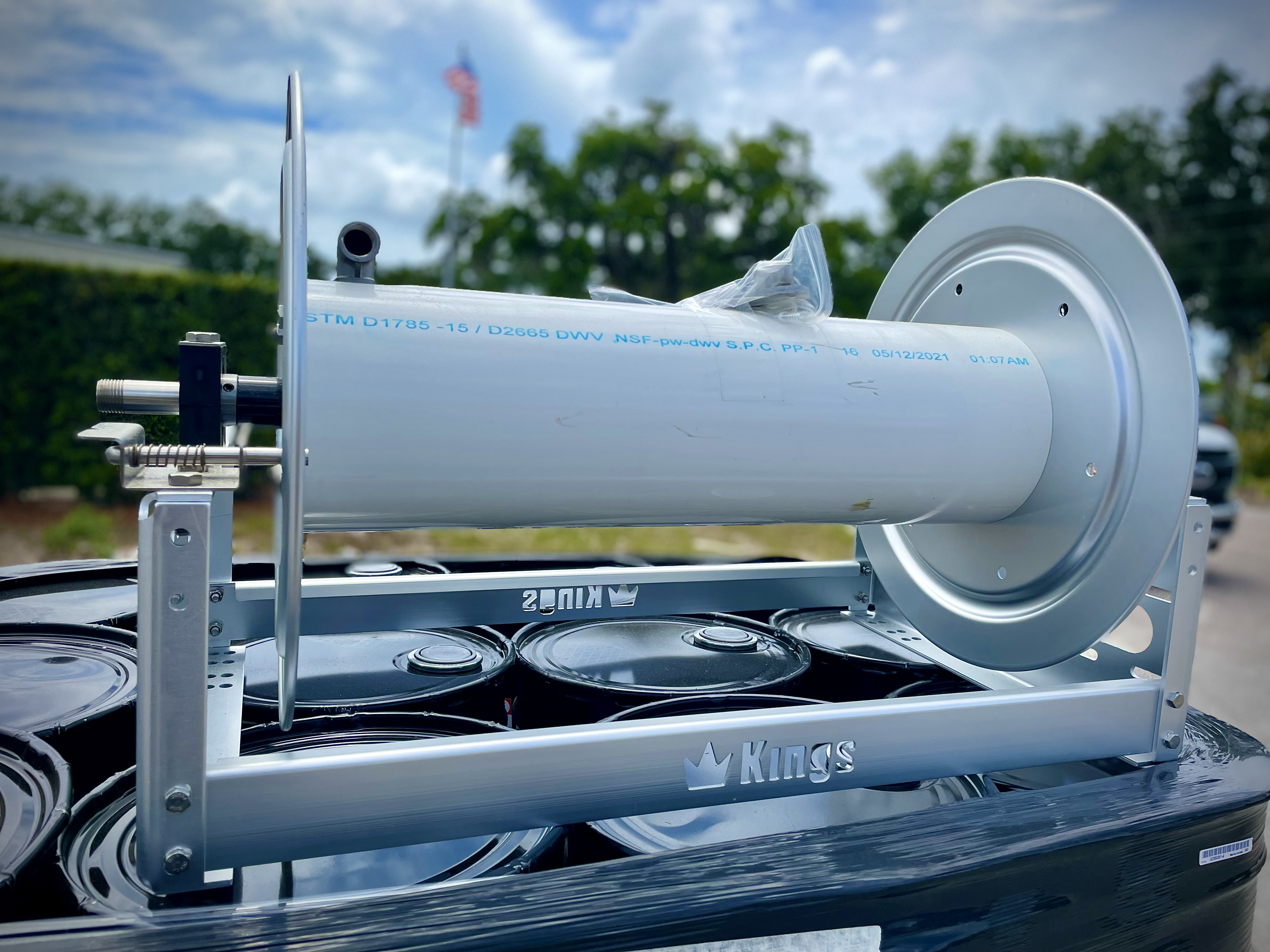 Kings Electric Hose Reel 18in Aluminum