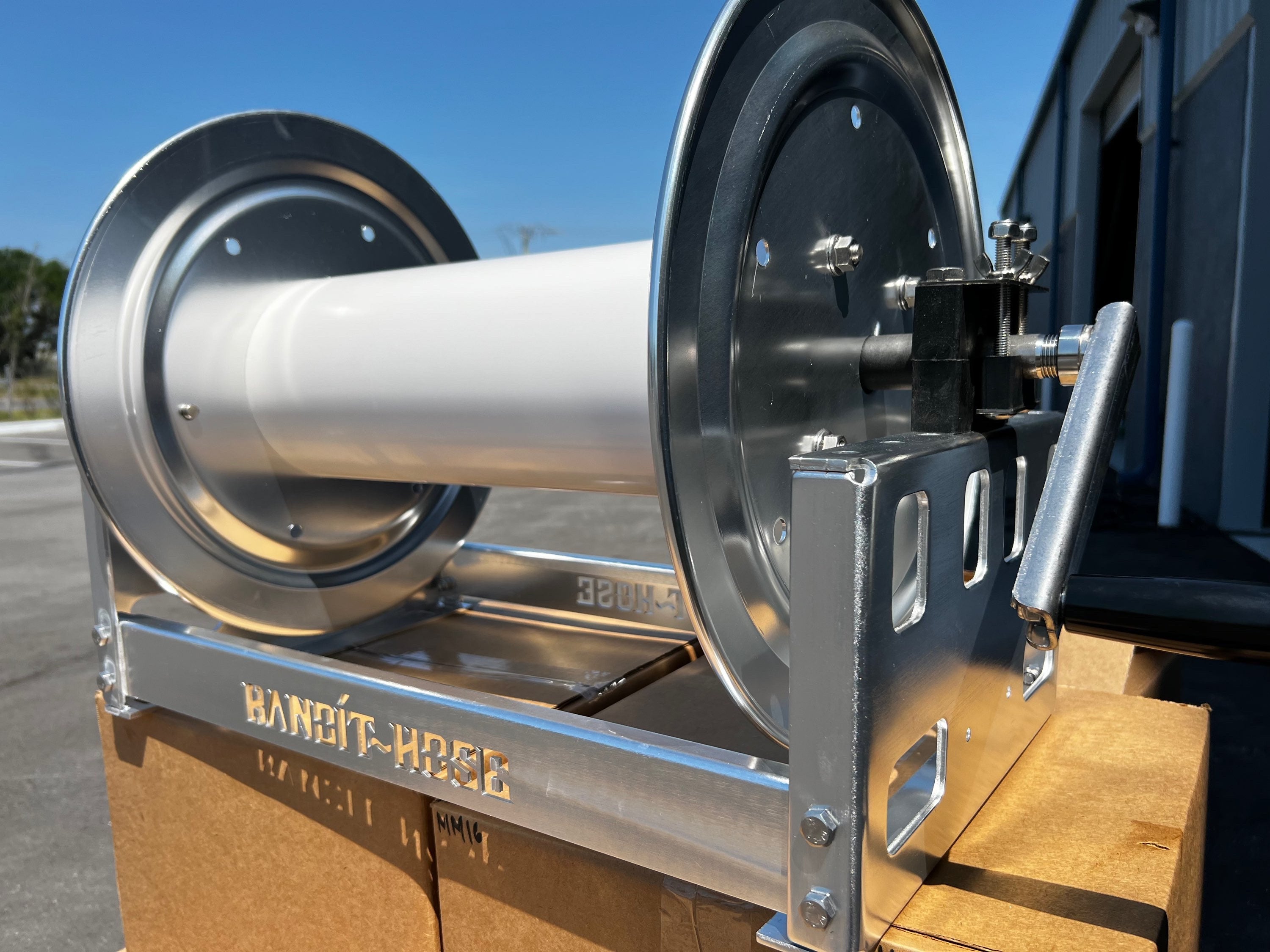 Bandit Hose Reel 18in Aluminium Hose Reel