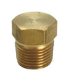 Brass Allen Head or Hex Plug 1/8"