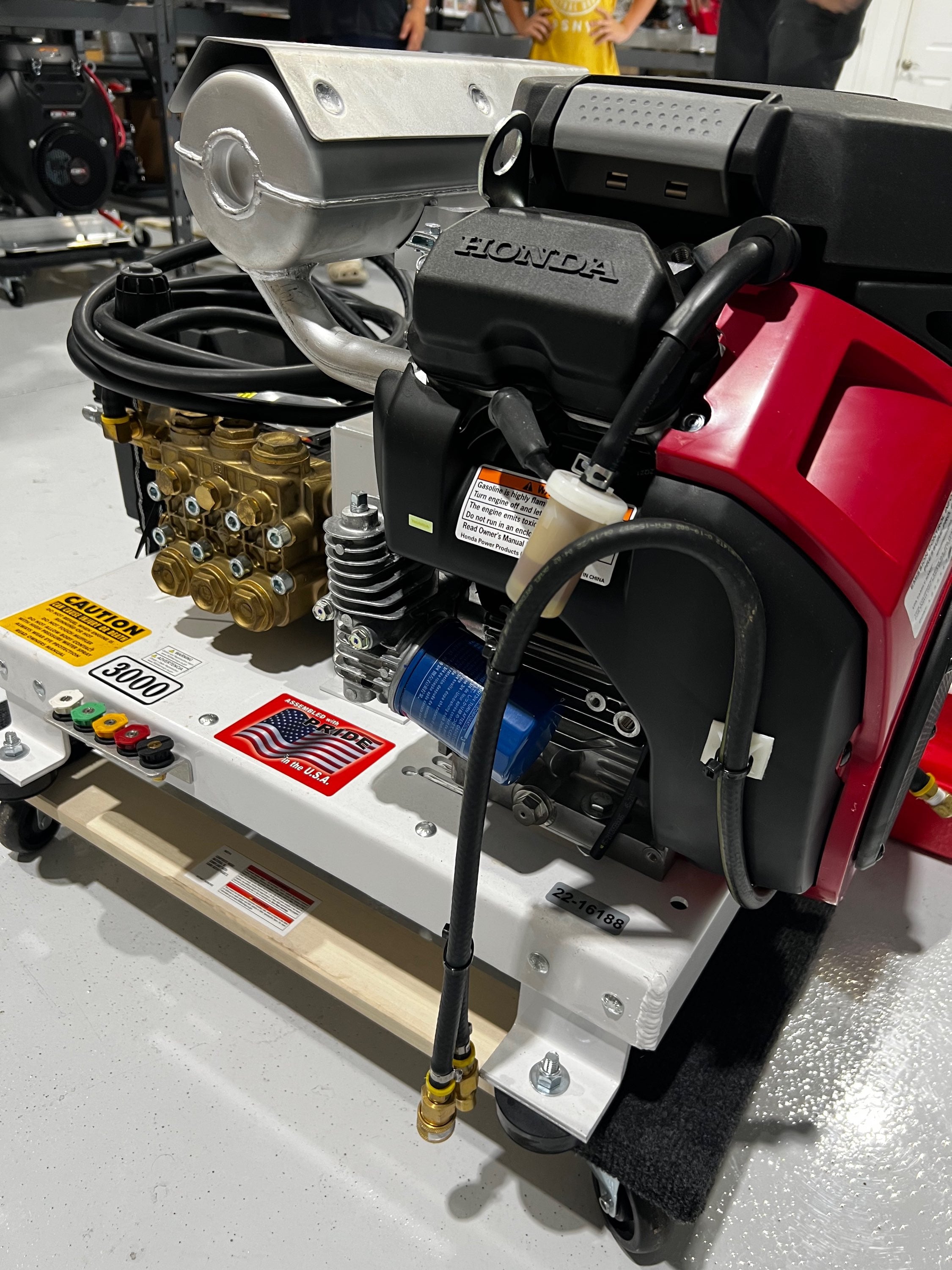 Pressure Pro 8GPM at 3,000PSI Poly Chain Commercial Pressure Washer