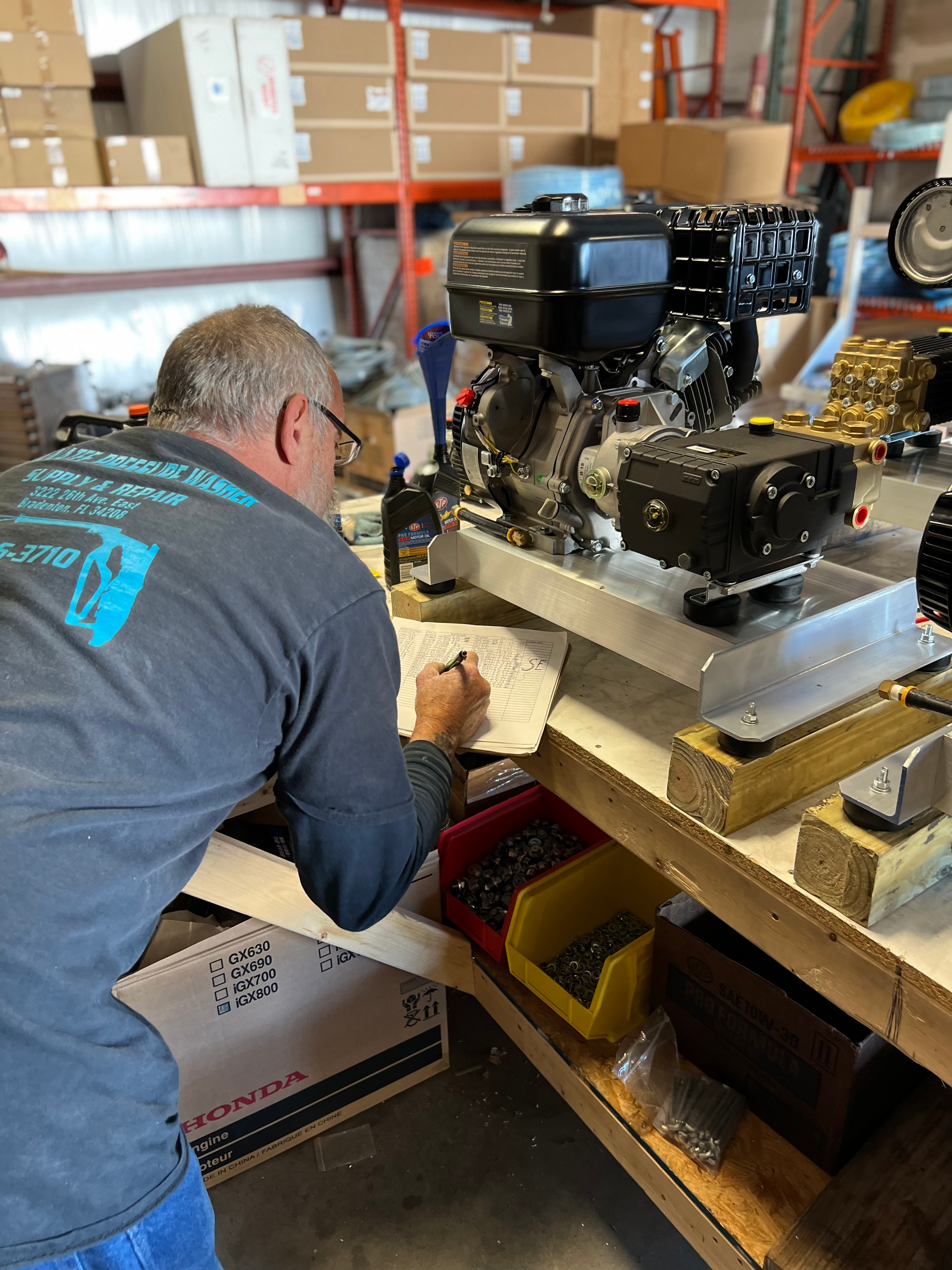 MGD-5530CG: 5.5GPM at 3000psi Manatee Gear Drive CRX420 With General Pump