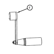 GP DHRA Reel Hand Crank Assembly