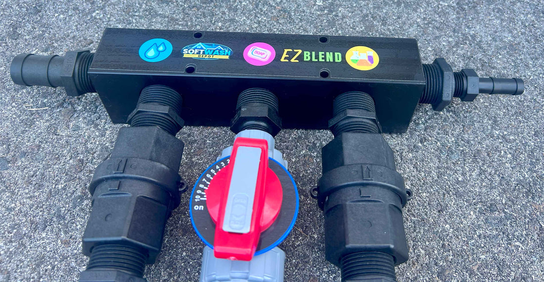 Manatee Mixing System w/ EZ BLEND Block Mount - 1" 3-Way