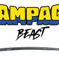 RAMPAGE BEAST Smooth Gray 1/2" Double Wire 6200 PSI Whip hoses