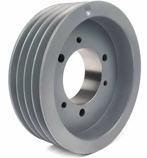 Pulley and Bushing Drive Kit 4 Groove 1450RPM for 1-1/8" Engine Shaft and 24mm Pump Shaft