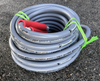 RAMP206-100: RAMPAGE BEAST 100' Smooth Gray 3/8" Double Wire 7300 PSI High Pressure Hose