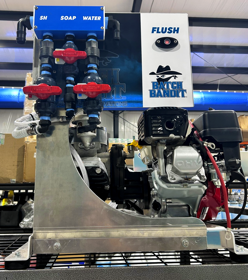 Batch Bandit Softwash Skid Sprayer & Mixing System Combo with Honda Electric start, 11GPM @ 280PSI