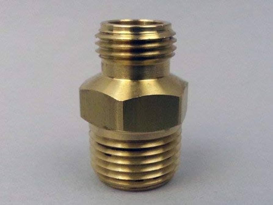 1/2" NPT Brass Male Nozzle Body Teejet