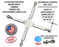 XForce Stainless Steel Performance 4 Tip Bar for Whisper Wash Surface Cleaner